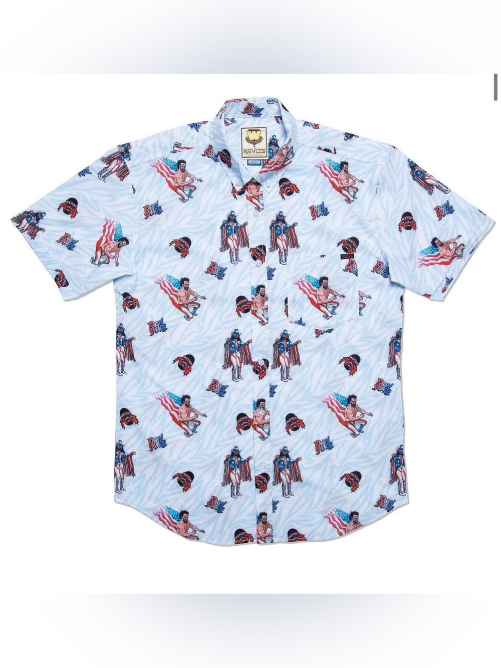 RSVLTS Randy Savage Macho Man KUNUFLEX Short Sleeve Shirt